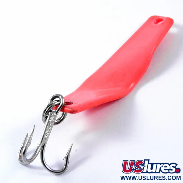 Vintage  Z-RAY Lures Z-Ray Model 115, 1/8oz UV Glow in UV light, Fluorescent fishing spoon #3376