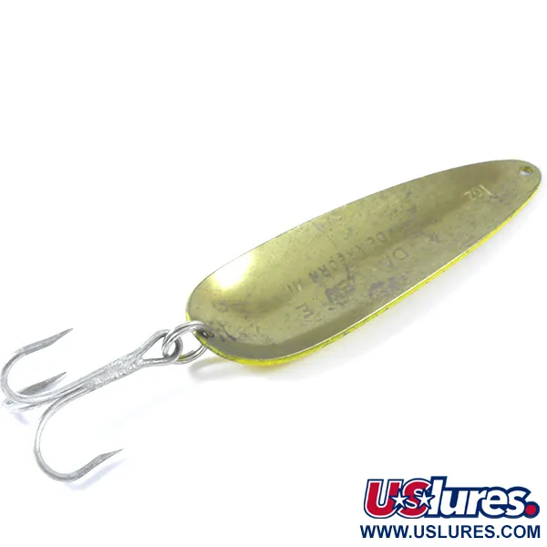 Vintage  Eppinger Dardevle, 1oz Five of Diamonds fishing spoon #3382