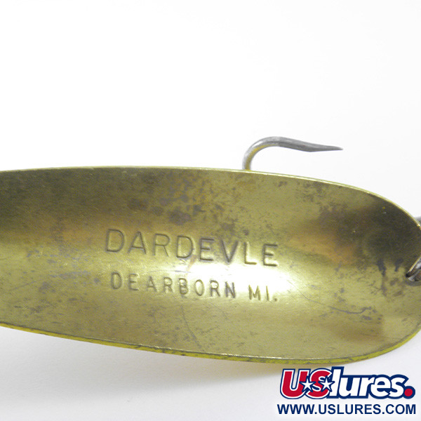 Vintage  Eppinger Dardevle, 1oz Five of Diamonds fishing spoon #3382