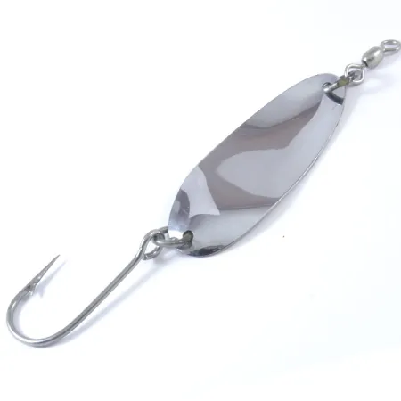 Vintage Silver Horde / Gold Star Silver Horde, 1/3oz Nickel / Golden Hologram fishing spoon #3384