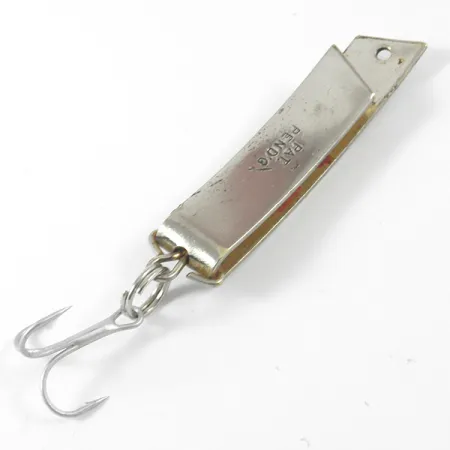 Vintage South Bend Super-Duper 506, 1/4oz Nickel fishing spoon #3393