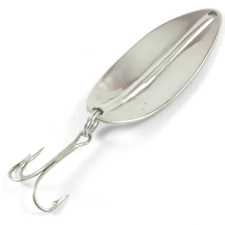 Vintage TODDCO Main liner , 2/5oz Nickel / Blue fishing spoon #3395