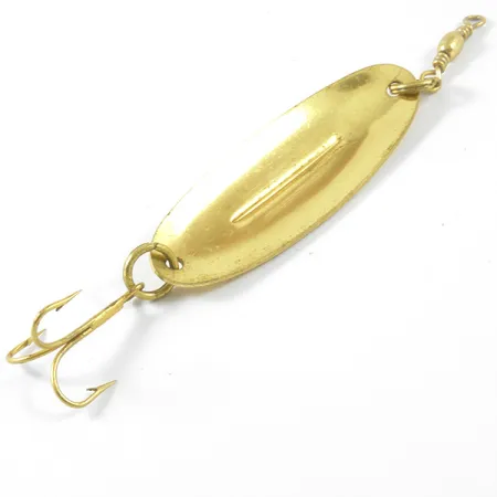 Vintage Williams Wabler W40, 1/4oz Gold fishing spoon #3397