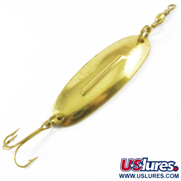 Vintage   Williams Wabler W40, 1/4oz Gold fishing spoon #3397