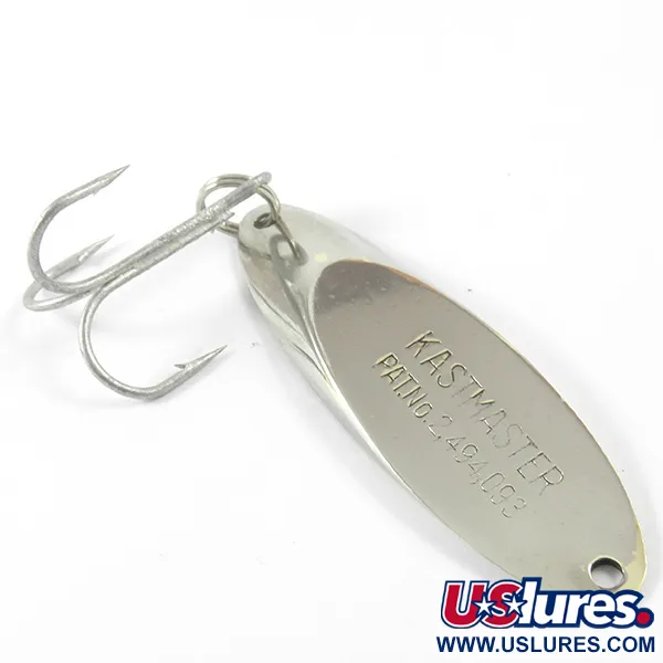 Vintage Acme Kastmaster, 1/2oz Nickel fishing spoon #3399