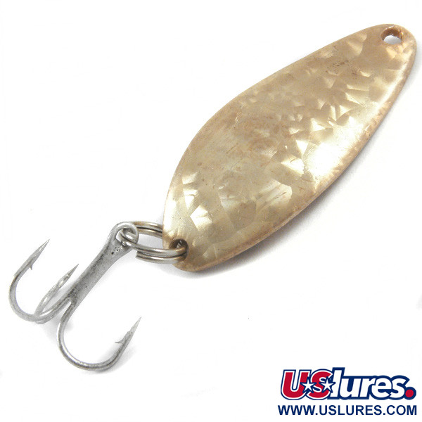 Vintage  Seneca Little Cleo, 1/4oz Crystal (Golden Scale)  fishing spoon #3403