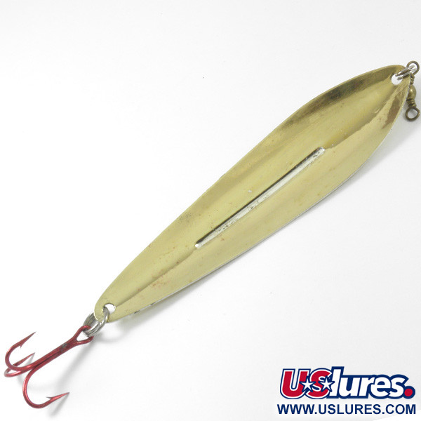 Vintage   Williams Whitefish C80, 1oz Gold fishing spoon #3412