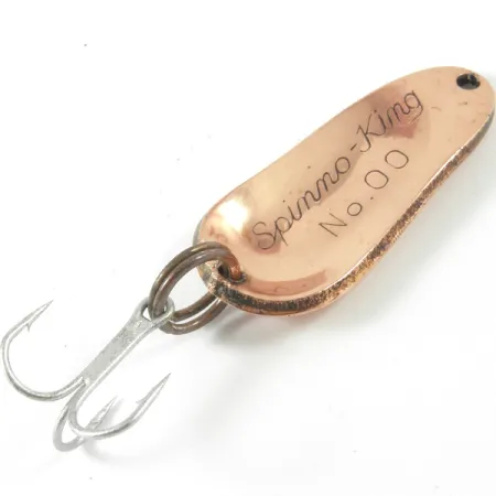 Vintage Weller Spinno-King 00, 1/4oz Copper fishing spoon #3426