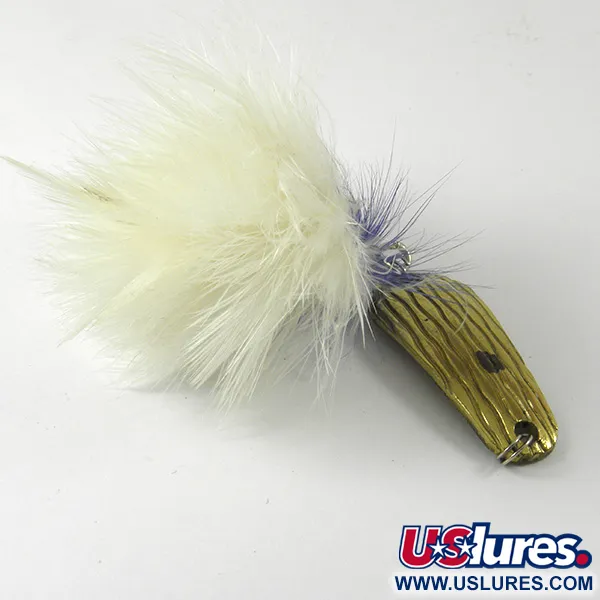 Vintage Herter's Hudson bay spoon, 1/4oz Gold fishing spoon #3427