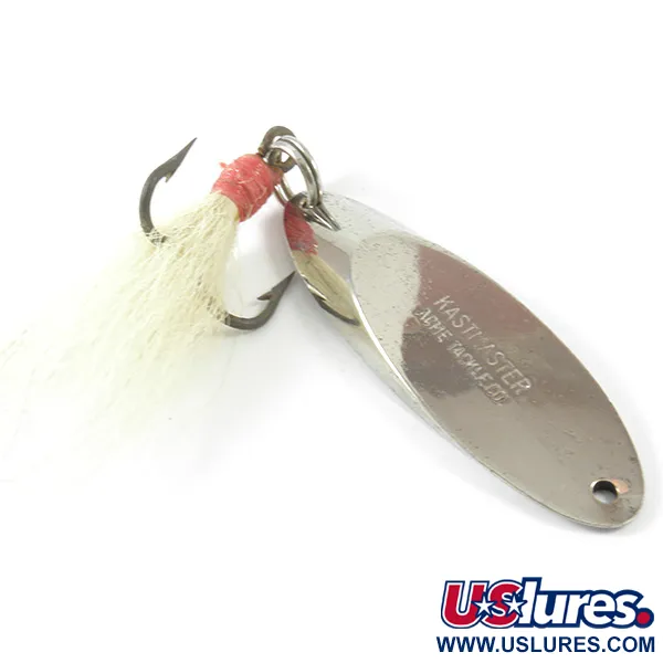 Vintage Acme Kastmaster, 1 1/2oz Nickel fishing spoon #3431