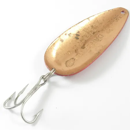 Vintage Eppinger Dardevle Dardevlet, 3/4oz Red / White / Copper fishing spoon #3434