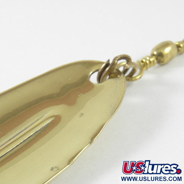 Vintage   Williams Wabler W55 Lite, 1/4oz Gold fishing spoon #3451