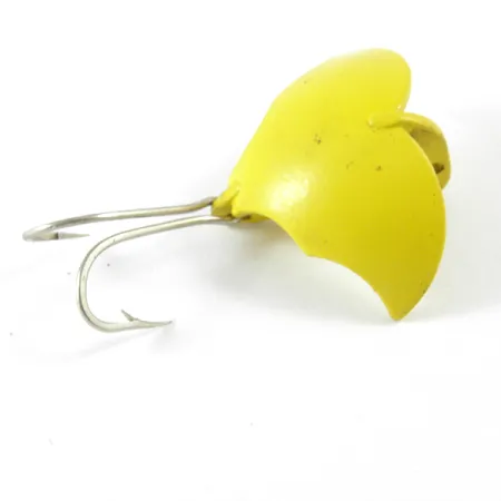 Vintage Harrison Industries Baby Bat, 3/16oz Yellow fishing spoon #3471