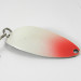 Vintage  Seneca Little Cleo (Hula Girl) 3479, 1/2oz Red / Nickel / White Pearl fishing spoon #3479