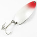 Vintage  Seneca Little Cleo (Hula Girl) 3479, 1/2oz Red / Nickel / White Pearl fishing spoon #3479