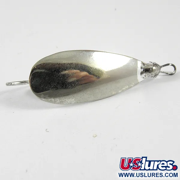 Vintage Weedless Johnson Silver Minnow, 3/64oz Silver (Silver plated) fishing spoon #3487