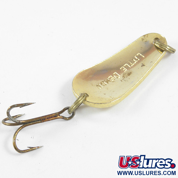 Vintage  Sensation Little Demon, 1/4oz Gold fishing spoon #3508