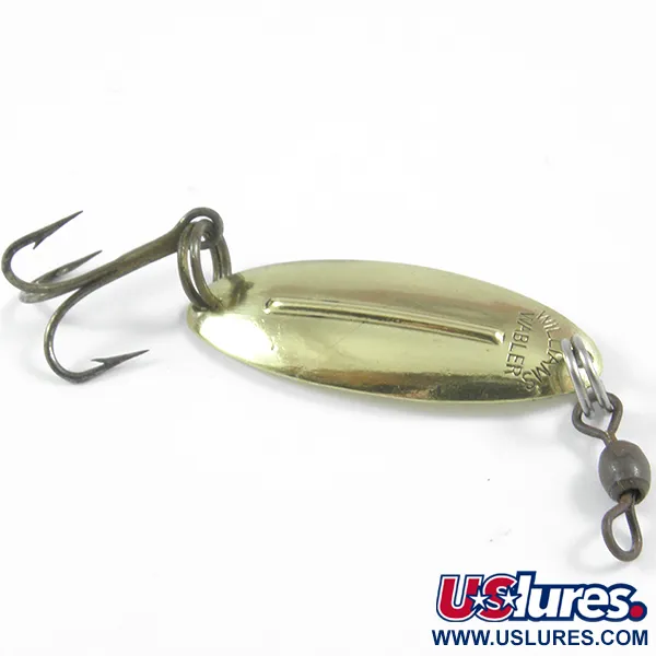 Vintage Williams Wabler W20, 3/32oz Gold fishing spoon #3519