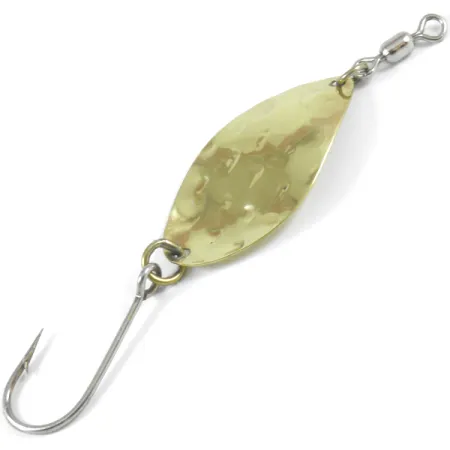 Vintage Luhr Jensen Manistee 3, 1/3oz Gold fishing spoon #3522