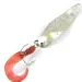 Vintage   Mepps Syclops 2, 3/5oz Silver / Red fishing spoon #3526