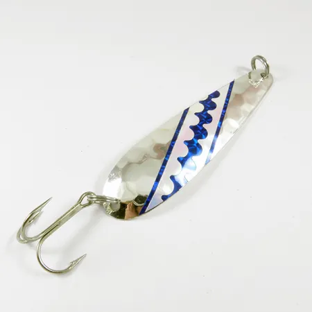 Vintage Len Thompson Northern King 28 UV, 1/2oz Silver (Silver Plated) fishing spoon #3530