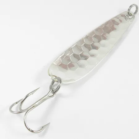 Vintage Len Thompson Northern King 28 UV, 1/2oz Silver (Silver Plated) fishing spoon #3530