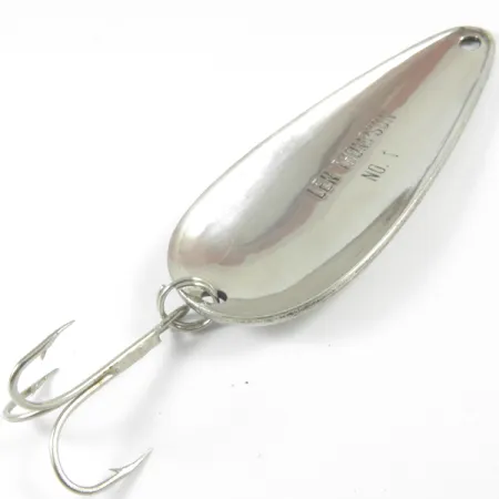 Vintage Len Thompson #1, 3/4oz Nickel fishing spoon #3531