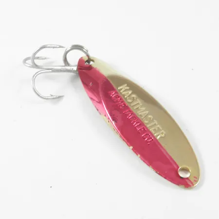Vintage Acme Kastmaster 3544, 1/4oz Gold / Red fishing spoon #3544