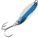 Vintage   Johnson Splinter, 3/4oz Nickel / Blue fishing spoon #3547