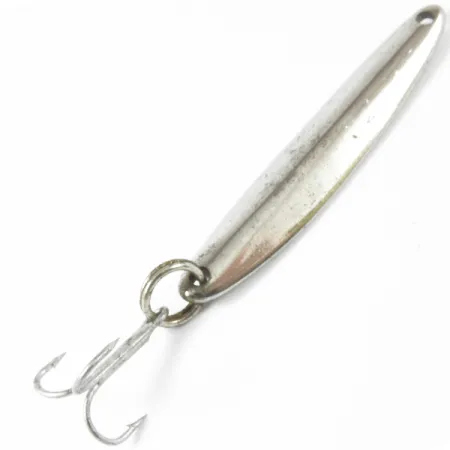 Vintage Bay de Noc Swedish pimple, 3/16oz Nickel fishing spoon #3551