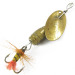 Vintage  Luhr Jensen Tiger Tail, 1/8oz Bronze (Brass) spinning lure #3562