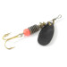 Vintage   Mepps Black Fury 1, 1/8oz Black / Yellow spinning lure #3564