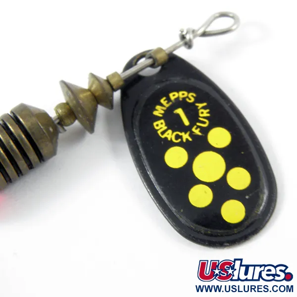 Mepps Black Fury 1 Dressed (squirrel tail)