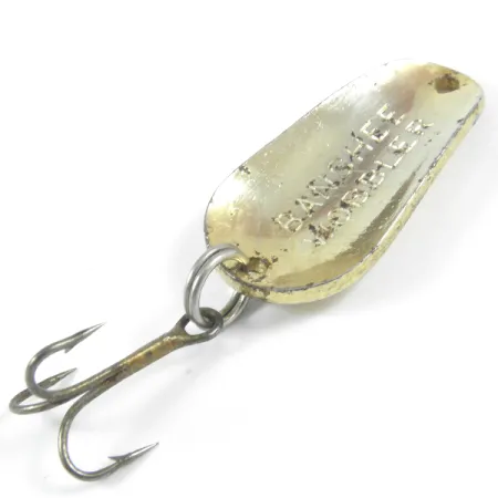 Vintage Unknown Banshee wobbler, 1/4oz Gold fishing spoon #3577