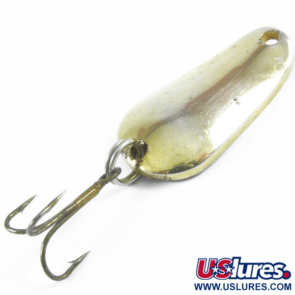Vintage  Unknown Banshee wobbler, 1/4oz Gold fishing spoon #3577