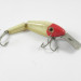 Vintage  L&S Bait Mirro lure MirrOlure, 1/8oz Red / White fishing lure #3588