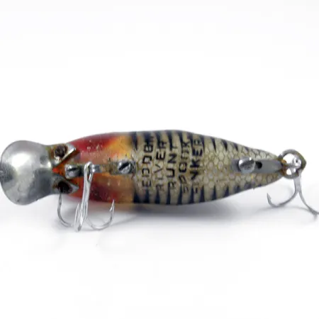Vintage Heddon River Runt Sinker, 2/5oz Perch fishing lure #3593