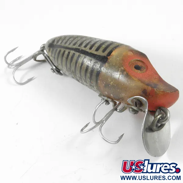 Vintage   Heddon River Runt Sinker, 2/5oz Perch fishing lure #3593