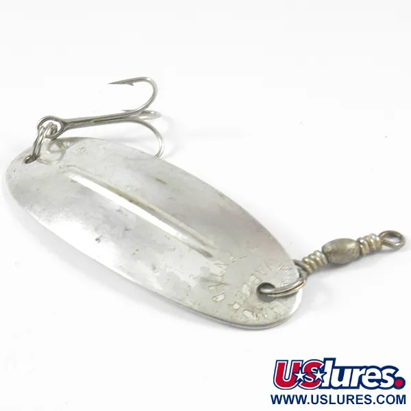 Vintage Williams Wabler W50, 1/2oz Silver (Silver Plated) fishing spoon #3598