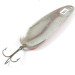 Vintage  Worth Chippewa, 2/3oz Red / White / Nickel fishing spoon #3603
