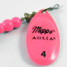 Vintage   Mepps Aglia 4 Hot Pink, 1/3oz Hot Pink spinning lure #3610