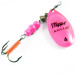 Vintage   Mepps Aglia 4 Hot Pink, 1/3oz Hot Pink spinning lure #3610