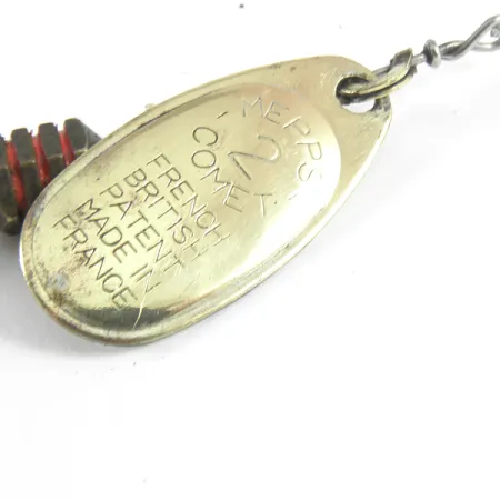 Vintage Mepps Comet Mino 2, 3/16oz Gold spinning lure #3623