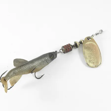 Vintage Mepps Comet Mino 2, 3/16oz Gold spinning lure #3623