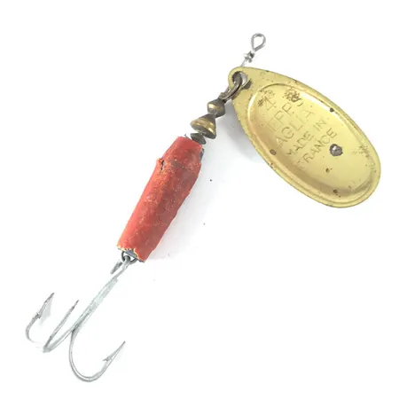 Vintage Mepps Flying C, 3/5oz Gold spinning lure #3631