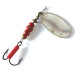 Vintage   Mepps Aglia 5, 1/2oz Silver spinning lure #3632