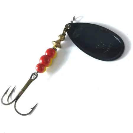 Vintage Mepps Aglia 4, 1/3oz Black spinning lure #3633