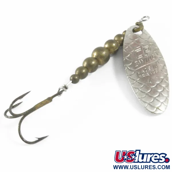 Vintage C.P. Swing  CP-Swing 4, 3/16oz Nickel / Brass spinning lure #3636