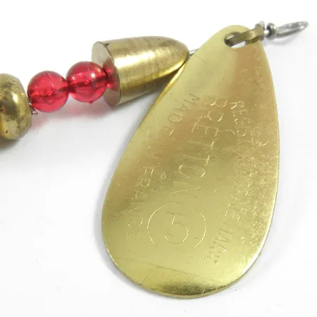 Vintage Bretton, 1/3oz Gold spinning lure #3638
