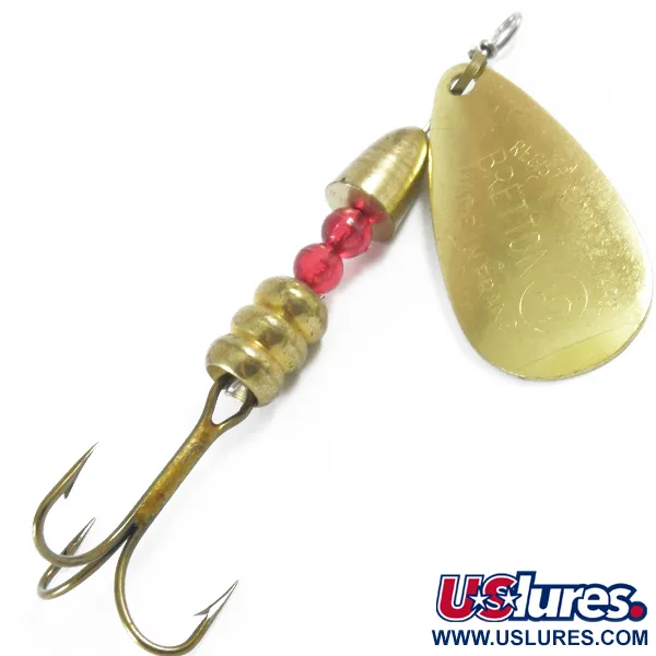 Vintage Bretton, 1/3oz Gold spinning lure #3638
